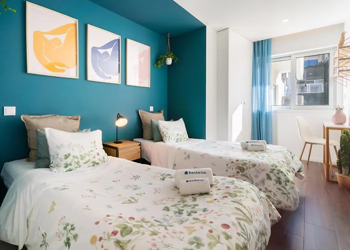 Host Wise - Restful Minimalist Flat - Balcony 아파트