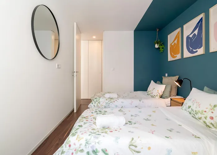 アパート Host Wise - Restful Minimalist Flat - Balcony *