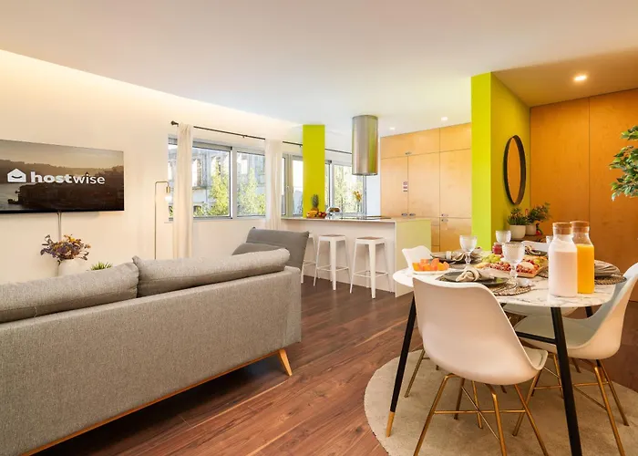 アパート Host Wise - Restful Minimalist Flat - Balcony *